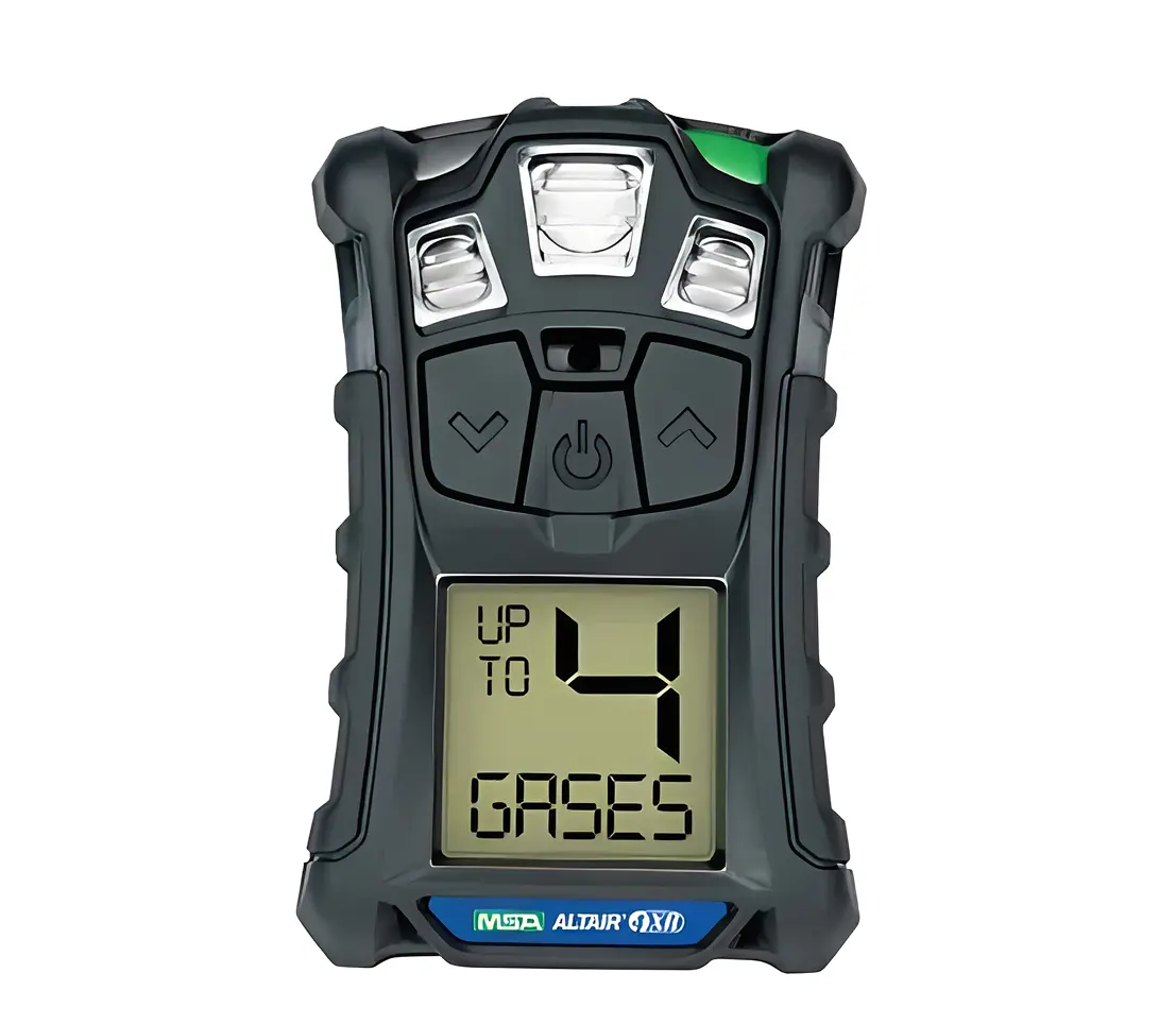 Handheld gas monitor screen display